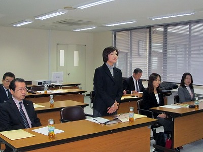 【写真】名張市議会総務企画委員長あいさつ