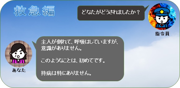 【画像】119番通報の流れ（救急編）