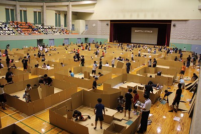 【写真】段ボールハウス全体の様子